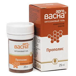 АргоВасна Прополис, хитозановый гель