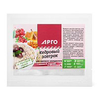 Завтрак кедровый для крепкого иммунитета с клюквой, вишней и облепихой