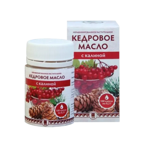 Масло кедровое с калиной /провитамином Е/