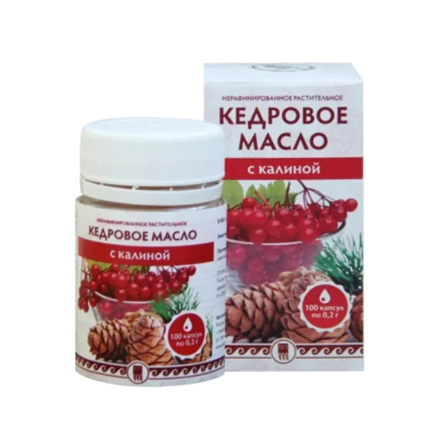 Масло кедровое с калиной /провитамином Е/