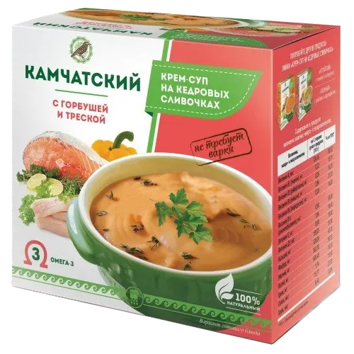 Крем-суп Камчатский с горбушей и треской
