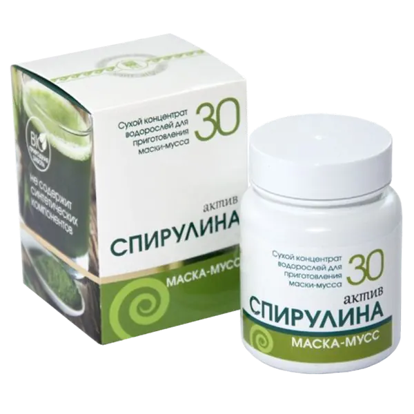 Маска косметическая сухая Спирулина актив