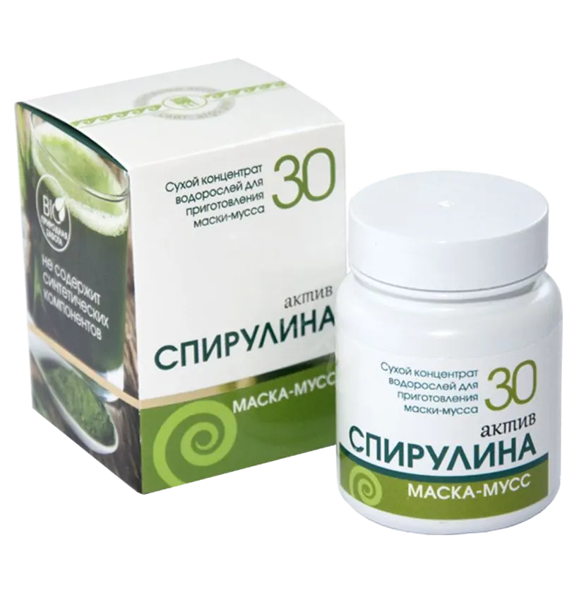 Маска косметическая сухая Спирулина актив
