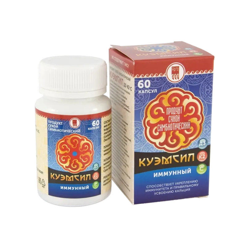 Продукт симбиотический КуЭМсил D3, K2 иммунный