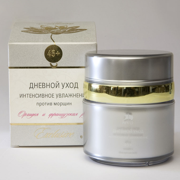 Крем дневной, интенсивное увлажнение 45 +