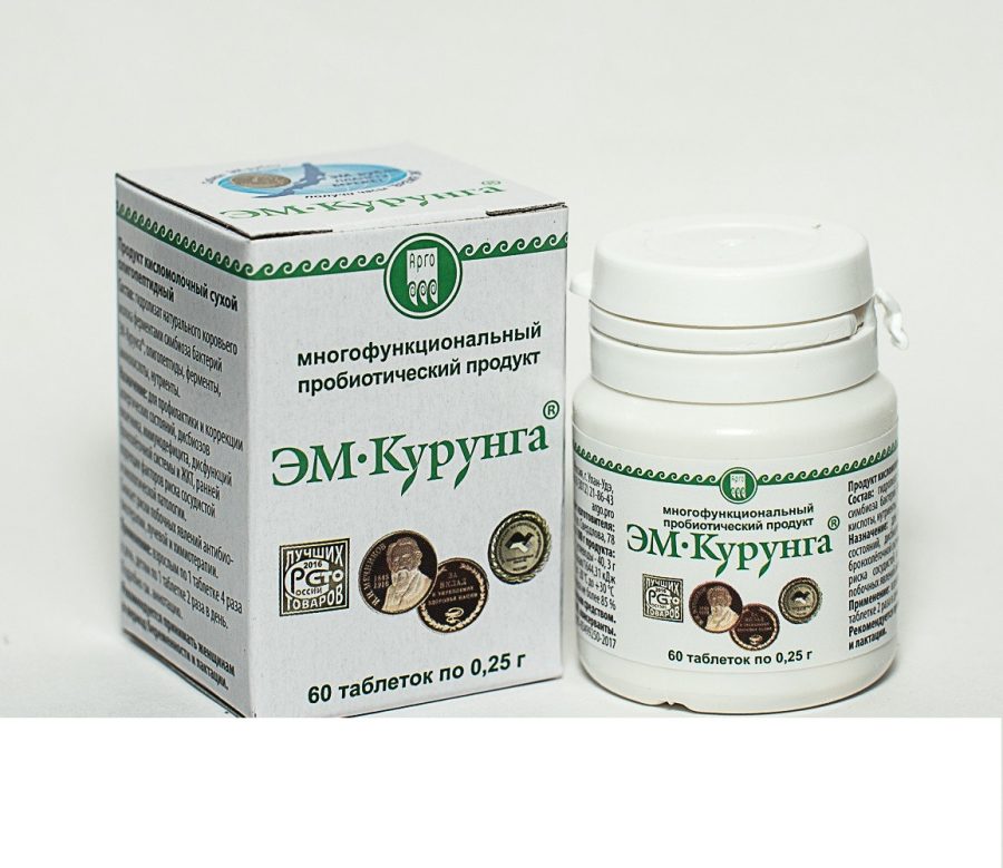 Метабиотик ЭМ-Курунга табл. 60 шт.
