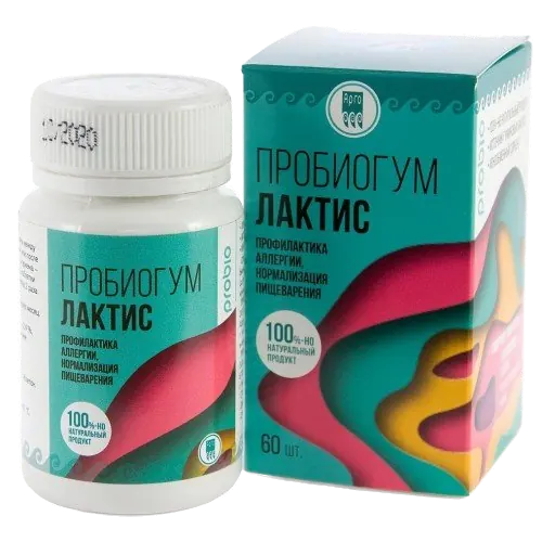 Пробиогум Лактис, таблетки