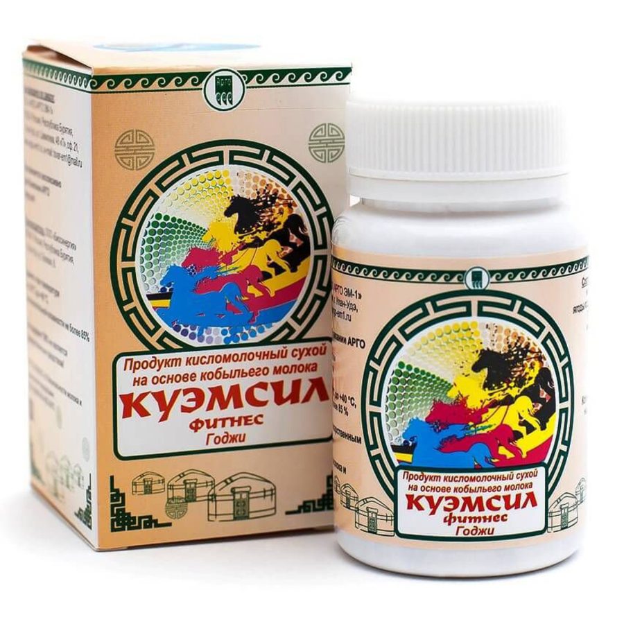 Продукт симбиотический сухой КуЭМсил Фитнес Годжи