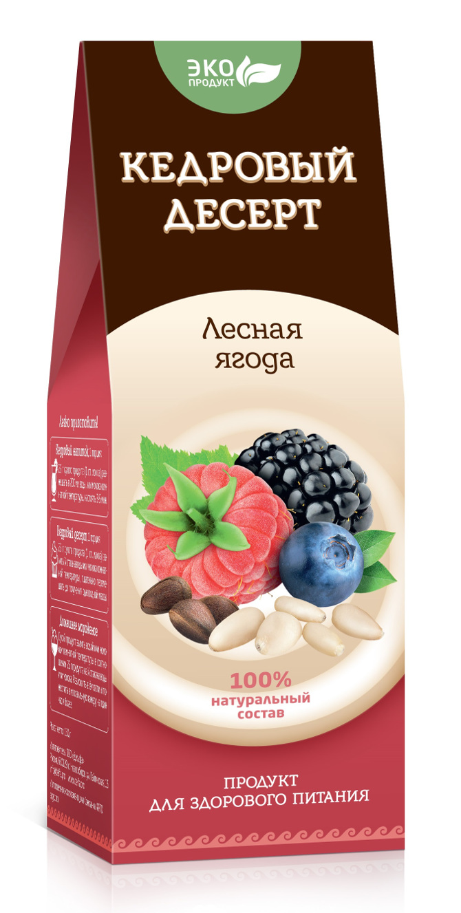 Десерт кедровый Лесная ягода